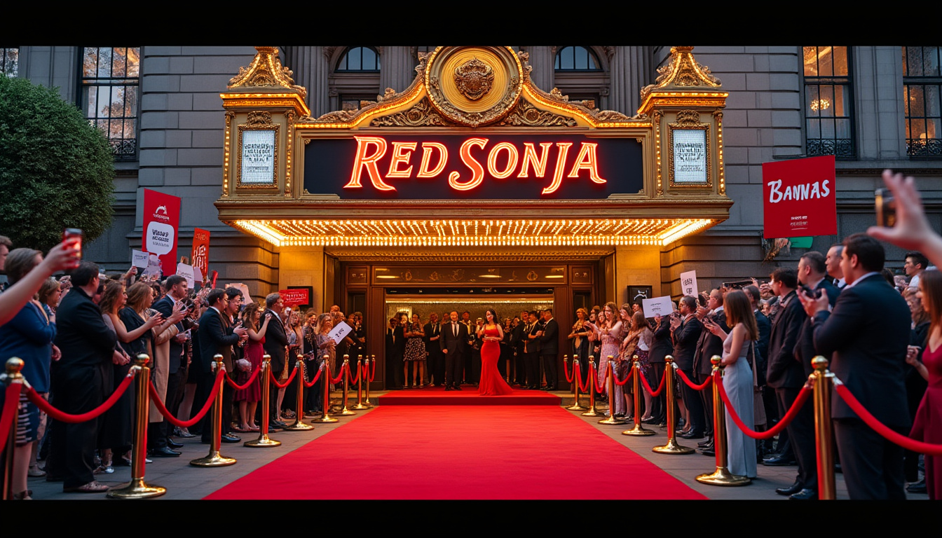 découvrez la première tant attendue du film red sonja au royaume-uni cette année, une adaptation épique qui plonge dans l'univers des guerriers et des aventures. ne manquez pas cette aventure féroce remplie d'action et de héros légendaires.