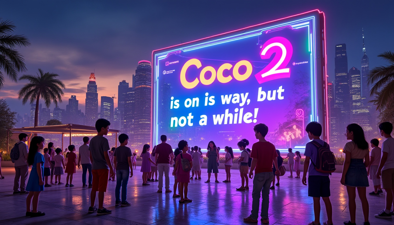 découvrez les dernières nouvelles sur coco 2, le très attendu prochain film d'animation. apprenez pourquoi sa sortie est encore un peu éloignée et ce que cela signifie pour les fans de l'original. restez informés des développements à venir !