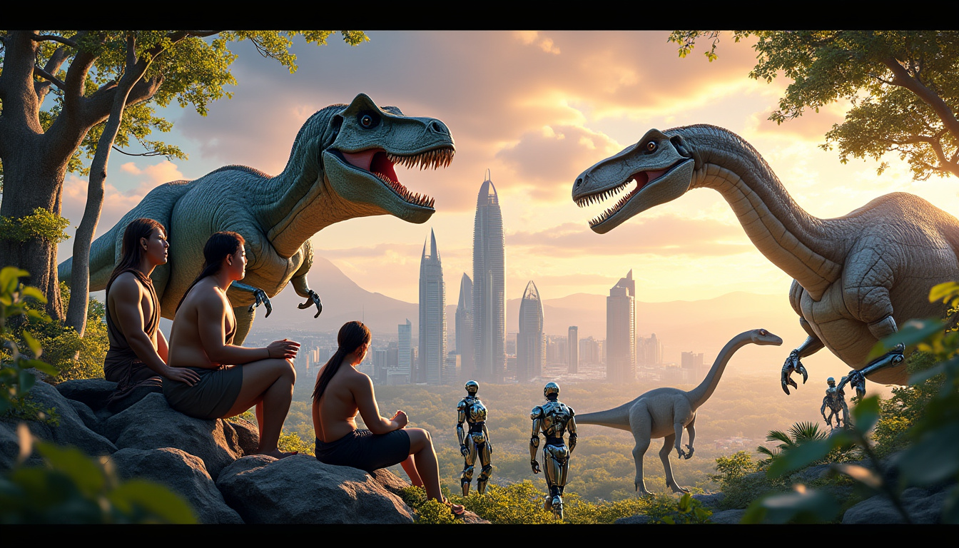 découvrez 'dragonlord', le film audacieux du réalisateur de kung fury, où dinosaures, humains et robots s'affrontent et cohabitent dans un univers spectaculaire. plongez dans cette aventure épique mêlant action, humour et science-fiction !