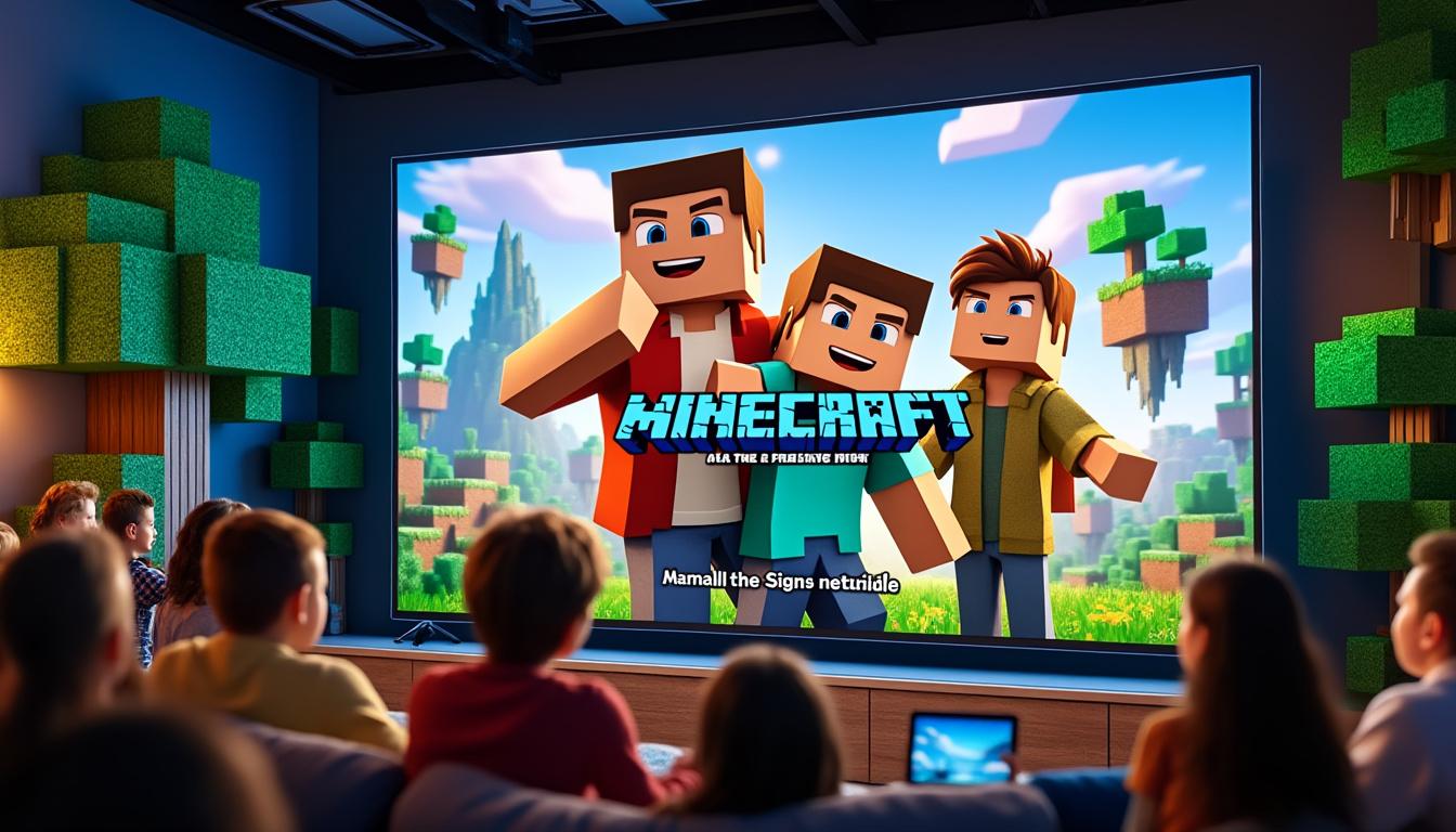 découvrez l'univers créatif de minecraft comme jamais auparavant avec le nouveau film qui arrive sur les plateformes de streaming. profitez de cette aventure captivante, désormais accessible en version langue des signes américaine pour une expérience inclusive. ne manquez pas ce voyage dans le monde cubique et magique de minecraft!