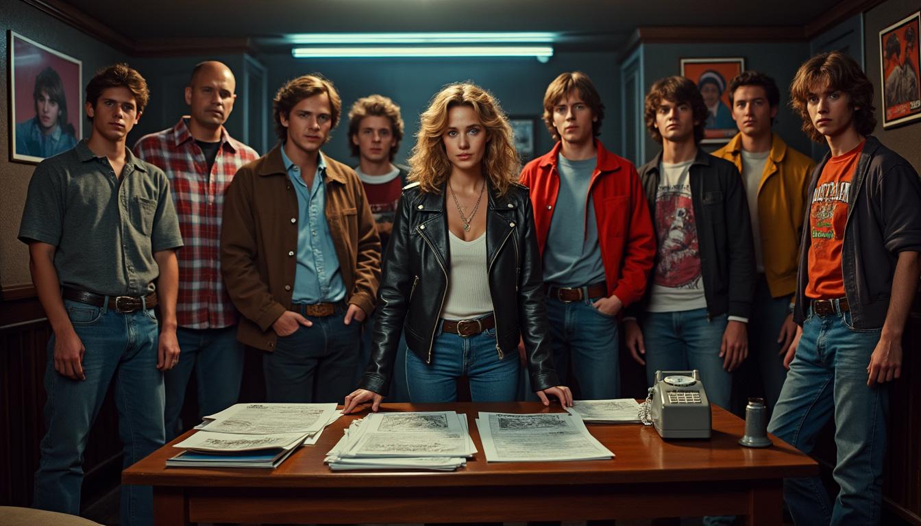 découvrez les premières images exclusives de linda hamilton dans stranger things, alors que l’équipe révèle enfin ce nouveau personnage très attendu par les fans de la série culte.
