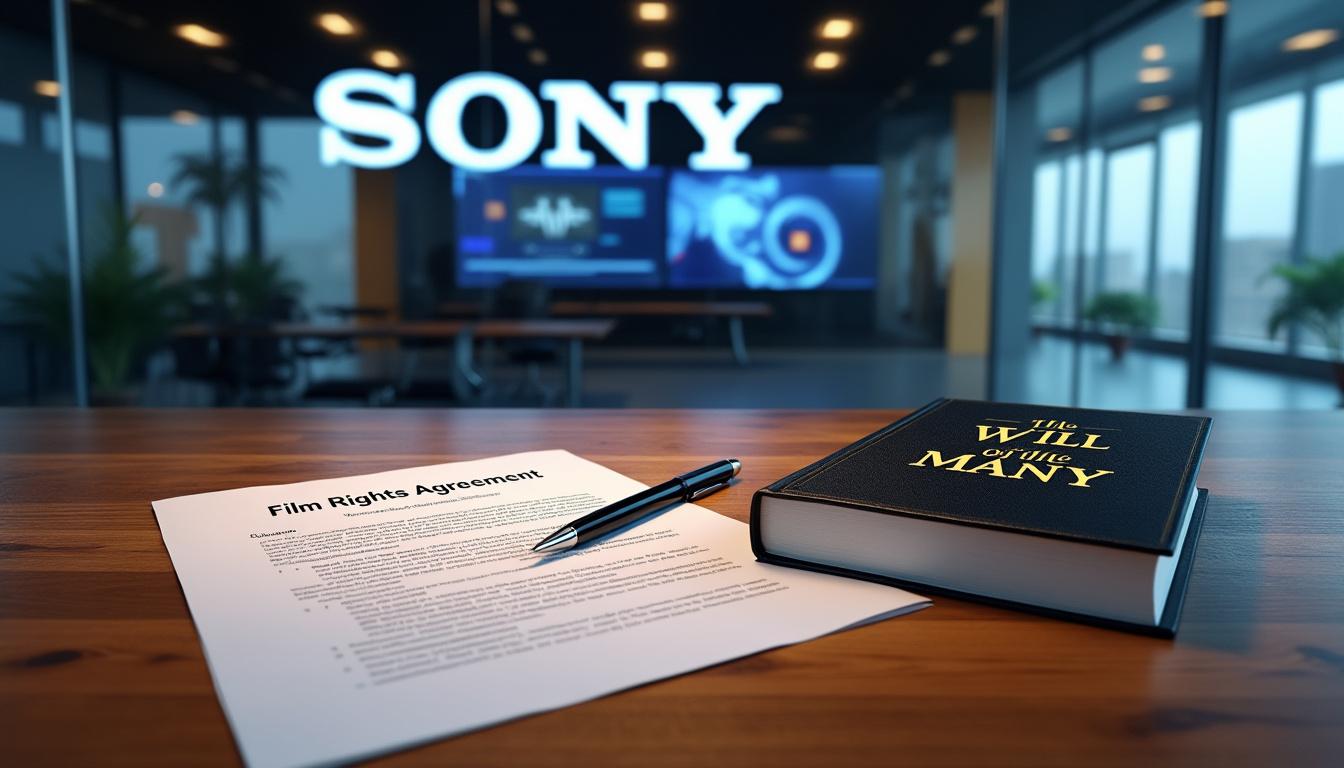 sony obtient les droits cinematographiques du roman the will of the many de james islington 1 sony acquiert les droits cinématographiques du roman "the will of the many" de james islington, promettant une adaptation captivante de ce bestseller fantastique.