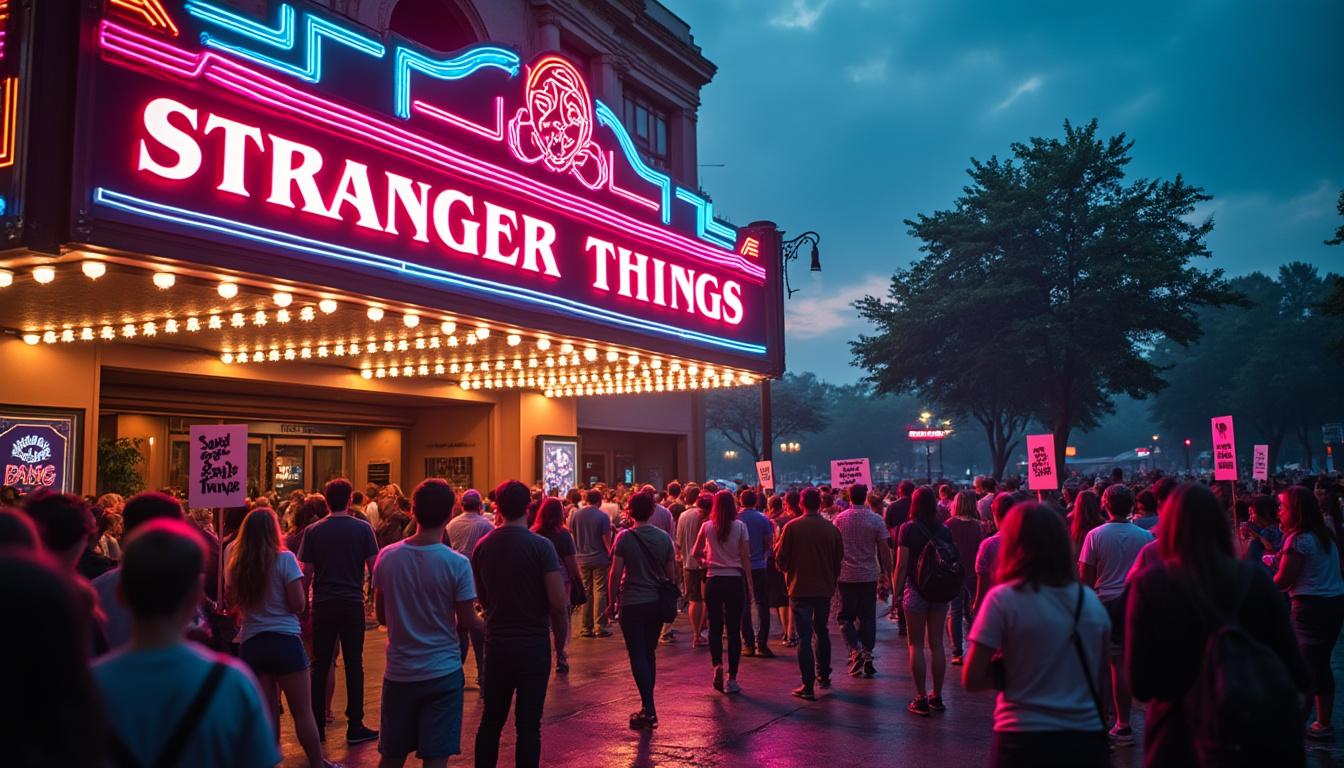 billets et seances bientot disponibles pour le final de la saison 5 de stranger things alors que netflix prepare une sortie en salles 1 billets et séances bientôt disponibles pour le final très attendu de la saison 5 de stranger things. ne manquez pas la sortie exclusive en salles organisée par netflix.