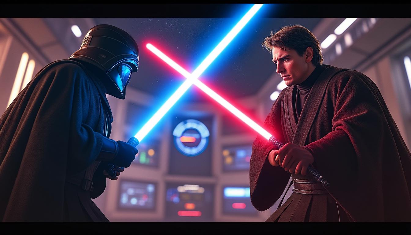 star wars starfighter mettra en scene un duel au sabre laser tourne par tom cruise 1 découvrez star wars : starfighter, un duel épique au sabre laser mis en scène par tom cruise, alliant action spectaculaire et aventure galactique.