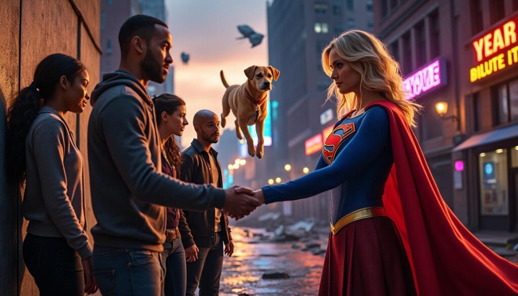 découvrez la nouvelle bande-annonce de supergirl où kara se fait (en quelque sorte) des amis et doit sauver krypto dans une aventure pleine d'action et d'émotions.